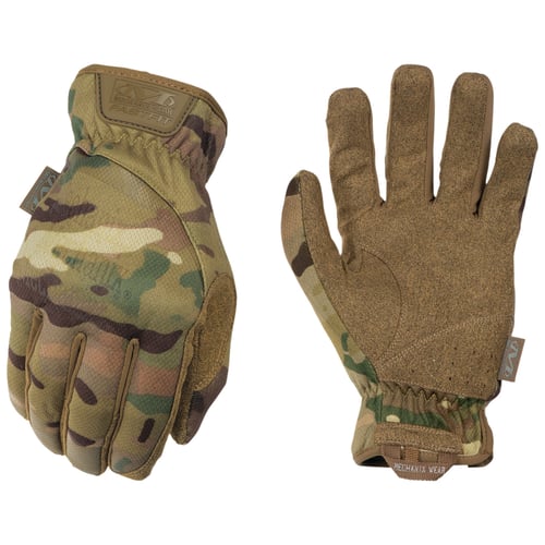 FASTFIT GLOVE MULTICAM MEDIUMFastfit Glove Multicam - Medium - Form-fitting TrekDry material - Elastic cuff provides a secure fit with easy on/off flexibility - Reinforced thumb and index finger provide added durability - Durable synthetic palm - Anatomically designedinger provide added durability - Durable synthetic palm - Anatomically designed two-piece palmtwo-piece palm