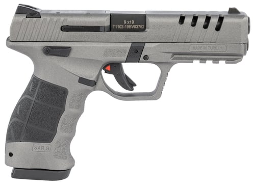 SAR USA SAR9X Pistol  <br>  9mm 4.4 in. Platinum 19 rd.