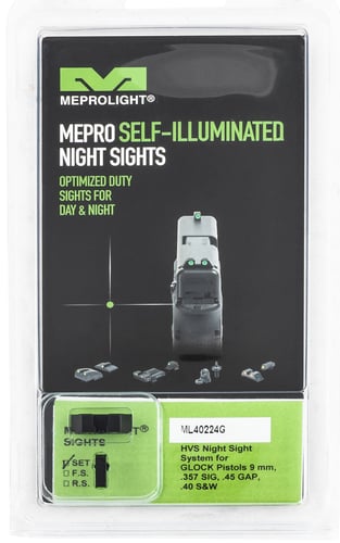 MEPROLIGHT HYPER BRIGHT TRIT SET GREEN/GRN FOR STND GLOCKS