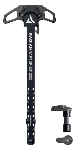 RADIAN WEAPONS R0668 Raptor-SD  Charging Handle with Talon Safety AR-15, M16 Radian Gray Aluminum