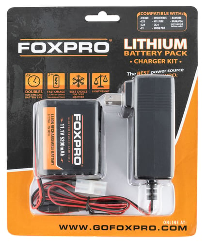 Foxpro LITHCHG Lithium Battery Pack Fast Charge 11.1V 5200 mAh Compatible w/ FoxPro Shockwave/XWave