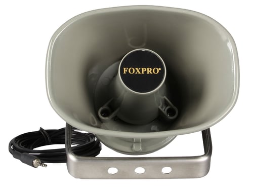 Foxpro SP60 External Speaker  8ft Speaker Cable, Mounting Bracket, 3.5mm Plug