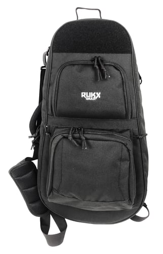 Rukx Gear ATICTARPB Discrete AR-Pistol Backpack Water Resistant Black 600D Polyester with Elastic Keeper Strap Ends & Detachable Buckles 13.70