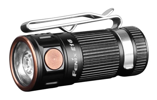 Fenix FXE16 E 16 Black Hardcoat Anodized Aluminum White 3-700 Lumens