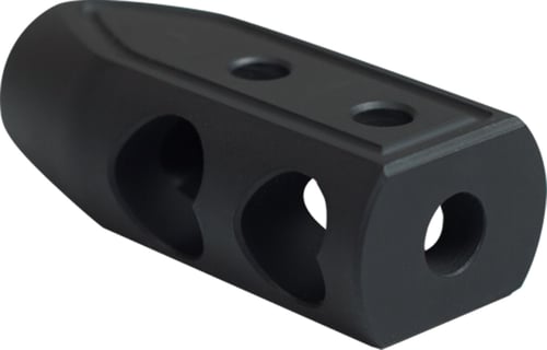 Timber Creek Outdoors 9MMHBBLC Heart Breaker Muzzle Brake Black Cerakote with 1/2