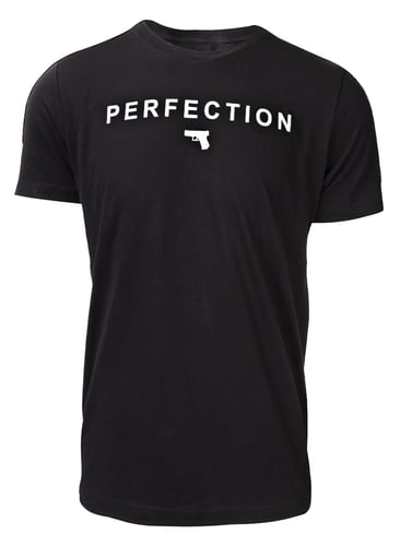 Glock AA75126 Perfection Pistol  Black Cotton Short Sleeve Large