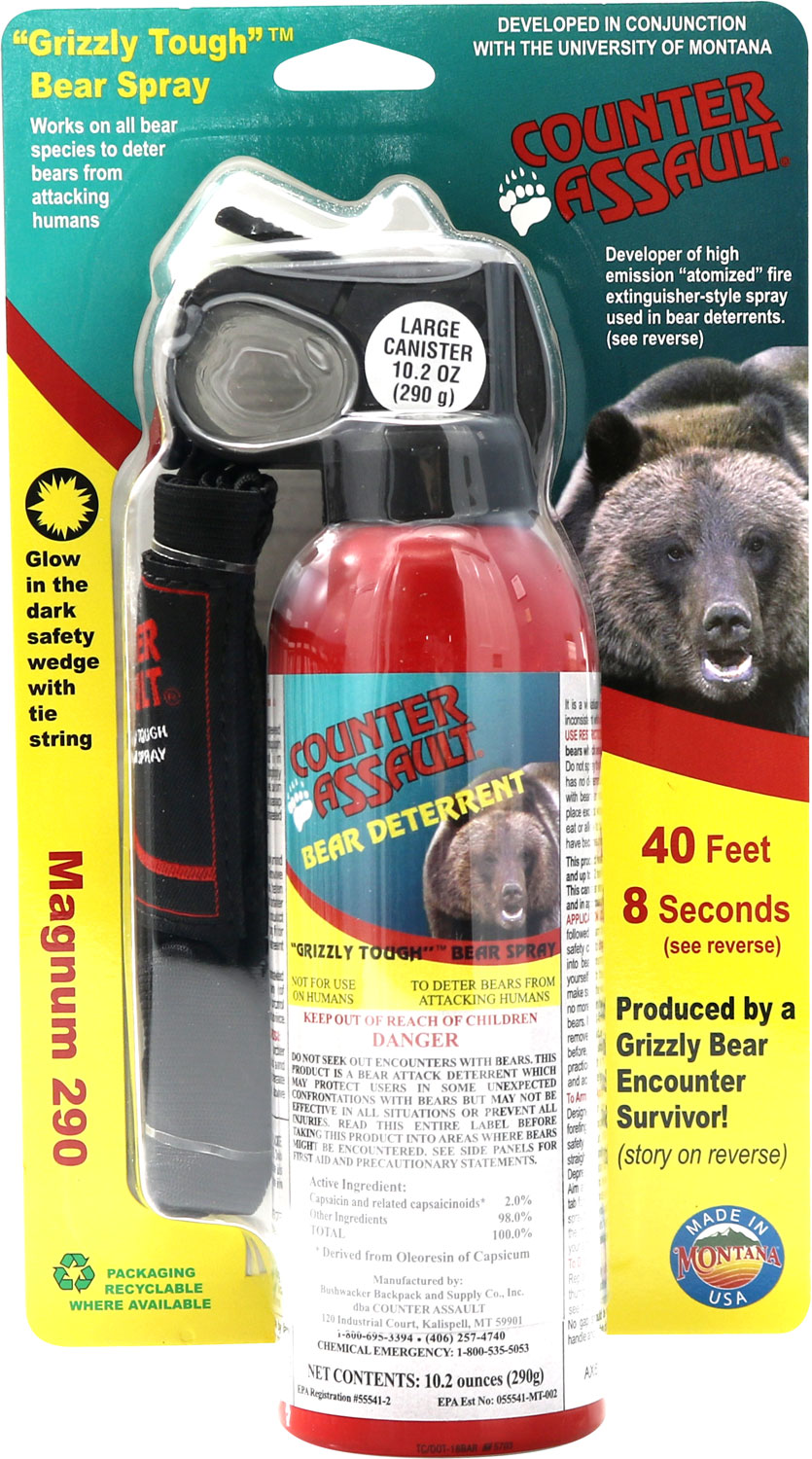 Counter Assault 15067035 Bear Spray  w/Holster 32 ft-7 Seconds Range   10.20 oz