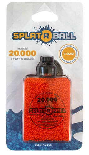 Splat R Ball 950022 Water Beads  7-7.5mm Polymer/ 20,000 Per Bottle