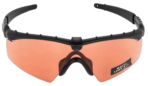 Oakley OO92130732 Ballistic M Frame 2.0 Adult Clear Lens Plutonite TR22,TR45 Matte Black Frame