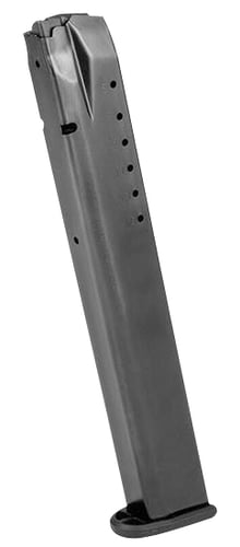 S&W SD9 9MM BL 32RD MAGAZINES&W SD9 Magazine - Black, 9mm, Blue Steel, 32rd 32-round magazine - Fits Smith &Wesson SD9 9mm pistol - Magazine body constructed of heat treated steel with black oxide finish - Injection molded magazine followerack oxide finish - Injection molded magazine follower