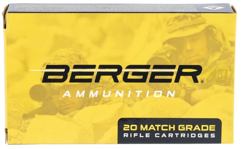 Berger Bullets 31011 Target Rifle 6.5 Creedmoor 140 gr Hybrid 20 Per Box/ 10 Case