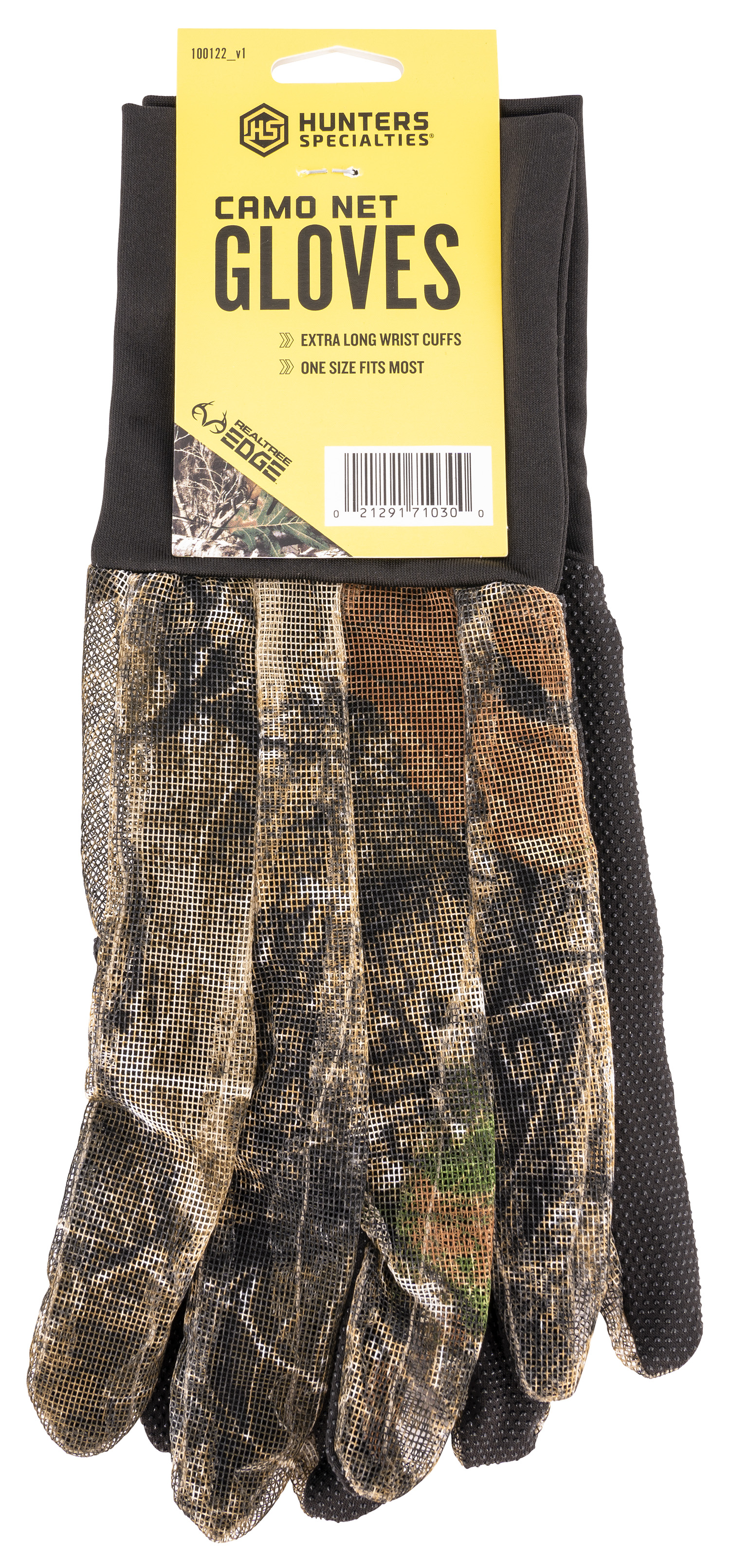 Hunters Specialties 100122 Net Gloves  Realtree Edge Mesh OSFA