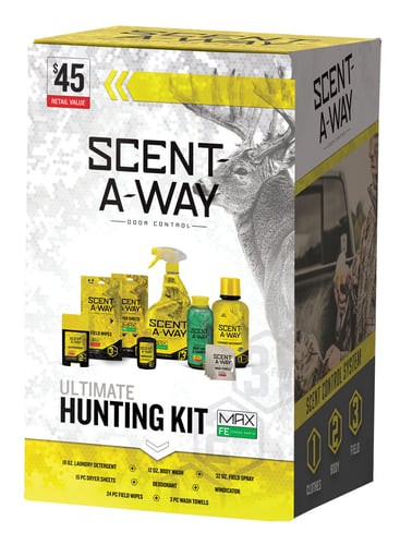 Scent-A-Way 100099 MAX Ultimate Hunting Kit, Odorless