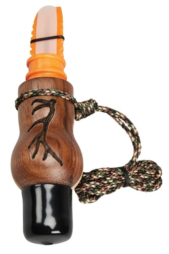 Wayne Carltons Calls 70168 Whispering Cow Call  Open Call Cow Sounds Attracts Elk Natural Walnut/Maple