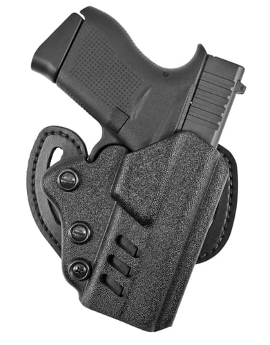 DeSantis Gunhide 042KA8JZ0 Facilitator  OWB Black Kydex Belt Slide Fits Sig P365/P365 SAS Right Hand