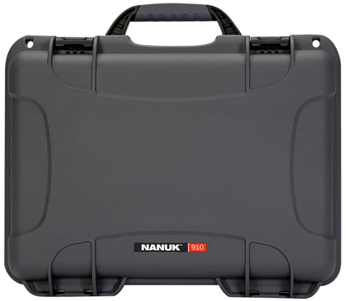 Nanuk 910-GLOCK7 910 Glock Compatible 2 Up Pistol Case Graphite Resin with Closed-Cell Foam Padding 13.20