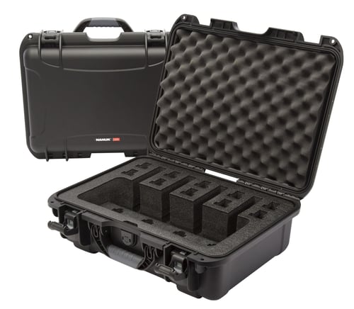 Nanuk 925-4UP1 925 4 UP Pistol Case Waterproof Black Resin with Closed-Cell Foam Padding 17