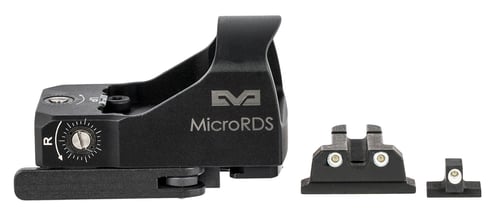 MICRO RDS KIT SW MPMicro Red Dot Sight Kit - S&W M&P Black - 3 MOA Dot - Tritium - Dovetail