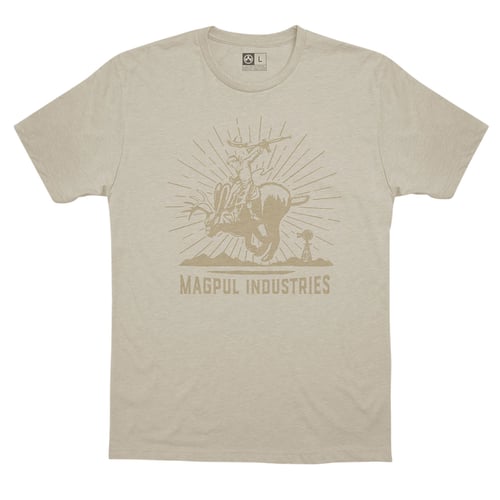 Magpul MAG1173-271-S Jackalope Rodeo T-Shirt Bone Small Short Sleeve