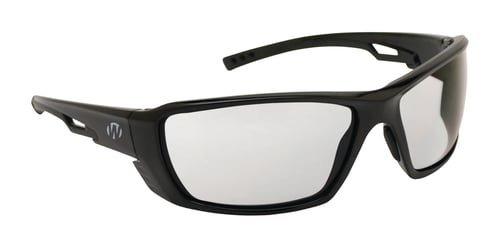 Walkers GWP-SF-8283-CL Premium Safety Glasses 8283 Anti-Fog Polycarbonate Clear Lens with Black Wraparound Frame, Soft Rubber Nose Piece & Ventilated Temple Sleeves for Adults