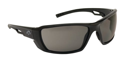 Walkers GWP-SF-8283-SM Premium Safety Glasses 8283 Anti-Fog Polycarbonate Smoke Gray Lens with Black Wraparound Frame, Soft Rubber Nose Piece & Ventilated Temple Sleeves for Adults