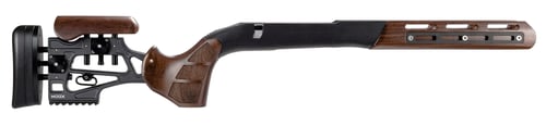 Woox SHCHS00105 Furiosa Chassis  Walnut Aluminum Aluminum Chassis w/Adjustable Cheek Fits Remington 700 BDL Long Action 31