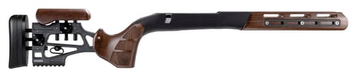 Woox SHCHS00109 Furiosa Chassis  Walnut Aluminum Aluminum Chassis w/Adjustable Cheek Fits Remington 700 M5 DBM Short Action 31