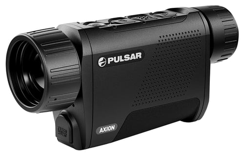 Pulsar PL77428 Axion LFR XQ38 Thermal Monocular Black 3.5-14x 384x288, 50Hz Resolution 4x Zoom Features Laser Rangefinder