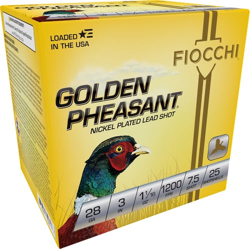 Fiocchi 283GP75 Golden Pheasant Extrema 28 Gauge 3