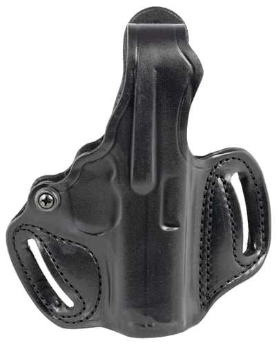 DeSantis Gunhide 085BAK9Z0 Thumb Break Mini Slide OWB Black Leather Belt Loop Fits Kahr K9/40, P9 Right Hand