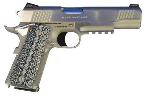 Colt Mfg O1070RGZ 1911 Government 45 ACP 7+1, 5