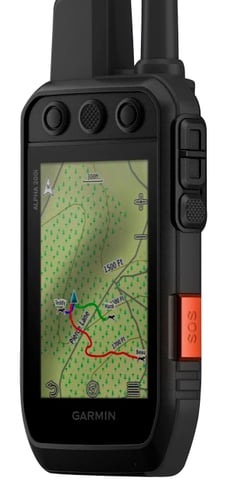 Garmin 0100223050 Alpha 200i Dog Tracker Black Rechargeable Li-ion Battery Bluetooth/ANT+