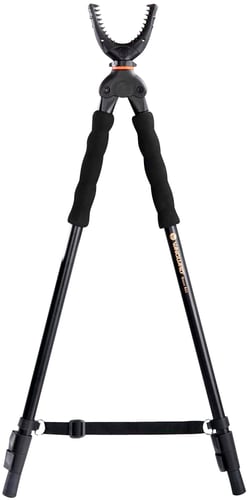 Vanguard QUEST B62 Quest B62 Shooting Bipod with Black Finish, 360 Degree U-Shaped Yoke, Rubber Feet, Quick Flip Leg Lock, Soft Foam Handle & 27.12-62