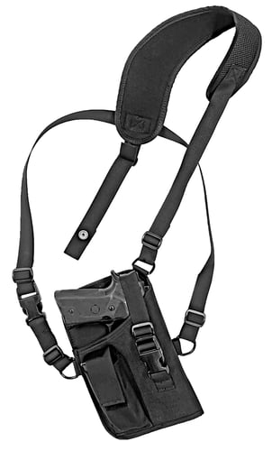 GrovTec US Inc GTHL15105R Trail Pack  Shoulder Black Nylon Harness Fits Large Semi-Auto Fits 4.50-5