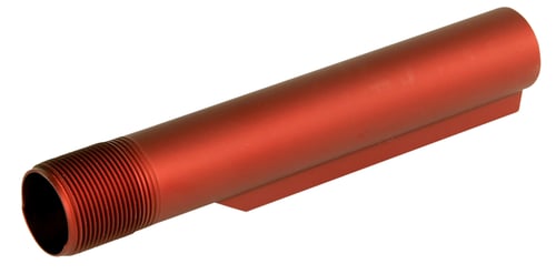 LBE Unlimited MBUF002RED Mil-Spec Buffer Tube  6 Position AR-15 Red