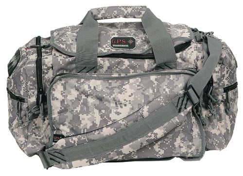 GPS Bags GPS2014LRBD Large  with Visual ID Storage System, Lift Ports, Storage Pockets, Lockable Zippers & Fall Digital Camo Finish Holds Up To 5 Handguns or More & Ammo