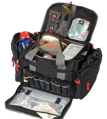 GPS Bags GPS2014LRBT Large  with Visual ID Storage System, Lift Ports, Storage Pockets, Lockable Zippers & Tan Finish Holds Up To 5 Handguns or More & Ammo Includes 4 Ammo Dump Cups