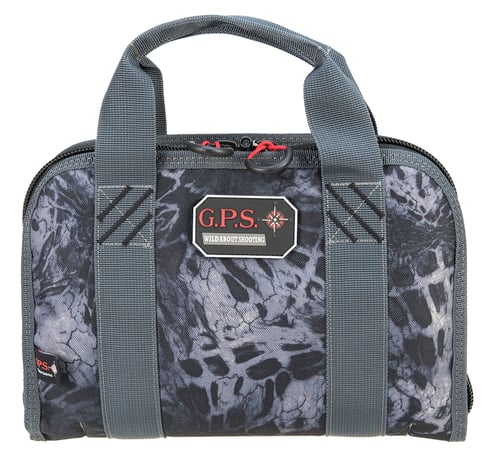 GPS Bags GPS1112PCPM Double Compact with Visual ID Storage System, Mag Storage Pockets, Lockable Zippers & PRYM1 Blackout Finish Holds Up To 1-2 Handguns Includes Ammo Dump Cup