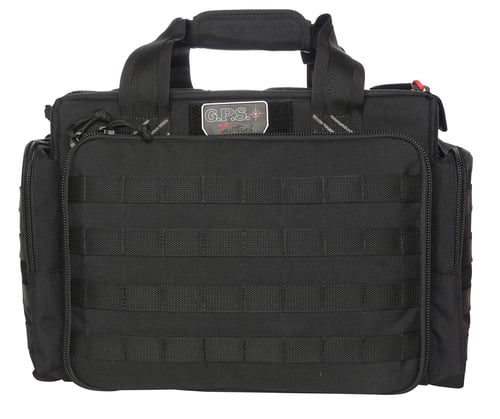 GPS Bags GPST1714LRB Tactical  Black 1000D Nylon Teflon Coating with Foam Cradle Holds 5 Handguns,  Storage Pockets & Handgun Sleeve Includes Ammo Dump Cups