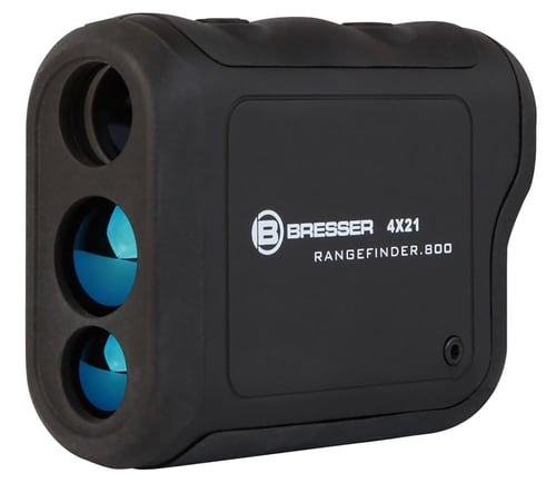 Bresser LR800B 800 Laser Rangefinder Matte Black 4x21mm 800 yds Max Distance LCD Display