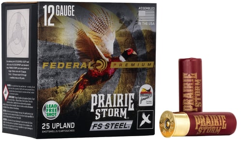 Federal PFSX143FS3 Premium Prairie Storm FS 12 Gauge 3