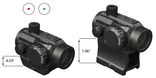 KONUS RED/GREEN DOT SIGHT-PRO NUCLEAR HIGH/LOW MOUNTING