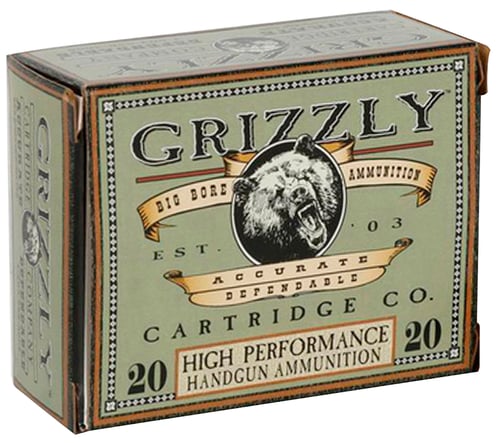Grizzly Ammo GC9MP7 Self Defense  9mm Luger +P 124 gr 1275 fps Jacketed Hollow Point (JHP) 20 Bx/10 Cs