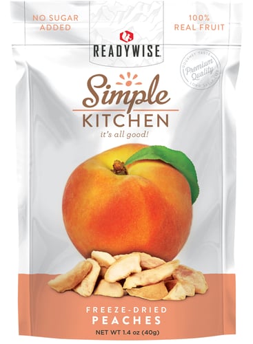 Readywise Simple Kitchen Peaches - 1.4 oz