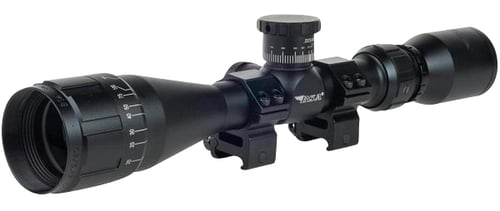 SWEET .223 4X-12X 40MM ADJ. WEAVER RINGSSweet .223 AO Riflescope Matte - 4-12x40 - 30/30 Duplex Reticle - The BSA Sweet.223 AO Rifle Scope is specifically designed for the .223 caliber cartridge - Complete with 3 ballistically calibrated turrets for 40gr, 55gr, and 62 gr cartridmplete with 3 ballistically calibrated turrets for 40gr, 55gr, and 62 gr cartridgesges