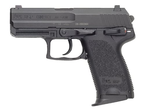 HK 81000339 USP V1 Compact Frame 40 S&W 10+1, 3.58