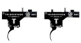 TriggerTech WM5SBB13NBW Special  Single-Stage Curved Trigger with 1-3.50 lbs Draw Weight & Black PVD Finish for Weatherby Mark V