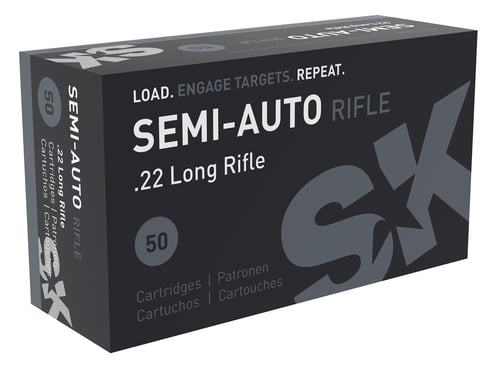 SK 420148 Semi-Auto Rilfe  22 LR 40 gr 50 Per Box/ 100 Case