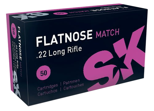 SK 420157 Flatnose Match 22 LR 40 gr 50 Bx/ 100 Cs