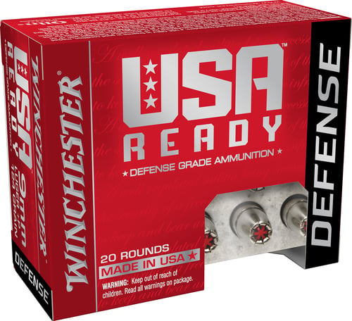 Winchester USA Ready Defense Pistol Ammo